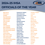 IHSA Announces 2024-25 Officials of the Year