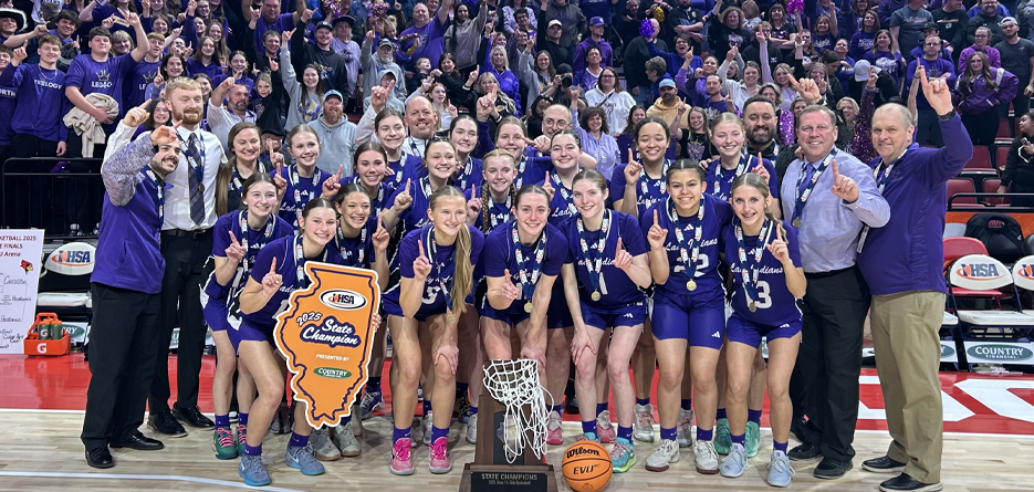 2025 IHSA Girls Basketball State Champions 1A - Pecatonica