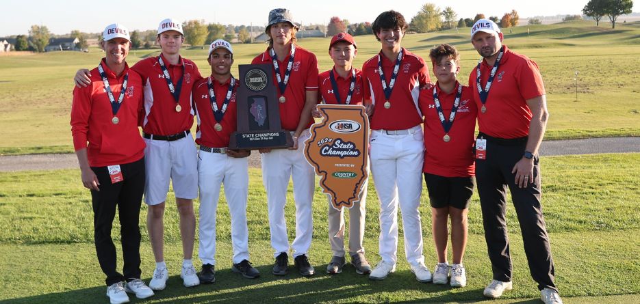 2024 Boys Golf Class 3A State Champions - Hinsdale Central