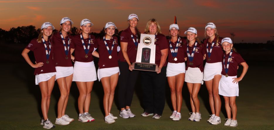 2024 Girls Golf Class 1A State Champions - Mt Carmel