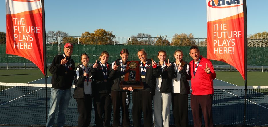 2024 Girls Tennis Class 1A State Champions - Lisle Benet Academy