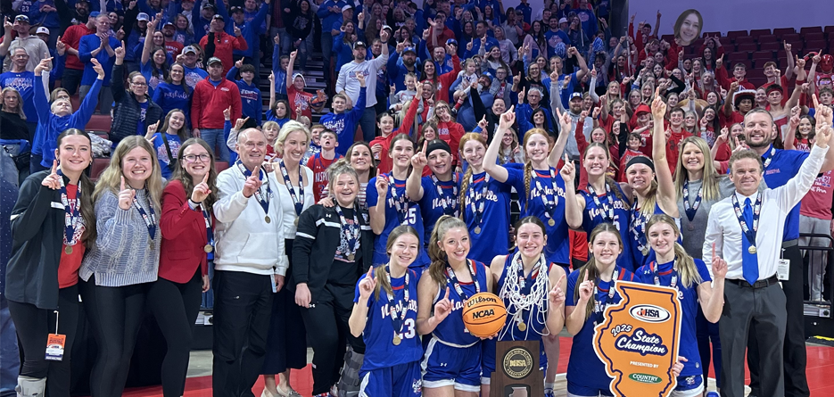 2025 IHSA Girls Basketball State Champions 2A - Nashville