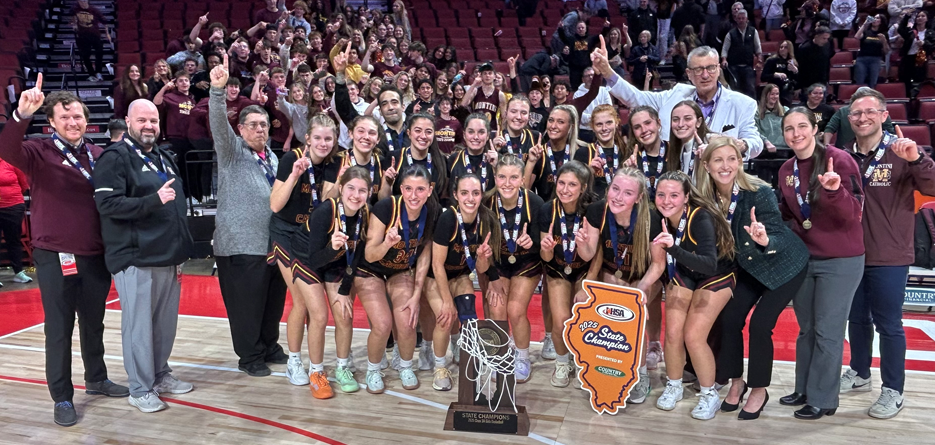 2025 IHSA Girls Basketball State Champions 3A - Montini Catholic