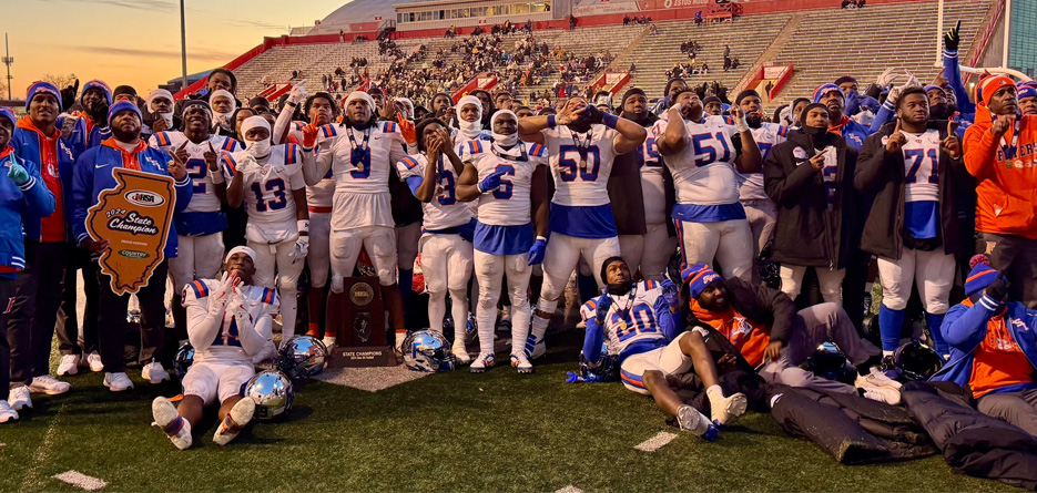 2024 IHSA Football Class 6A Champions – East St Louis Senior High School