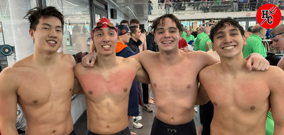 Hinsdale Central - 200 Medley Relay - New National Record - Henry Guo Matt Vatev Josh Bey Luke Vatev - 1:26.75