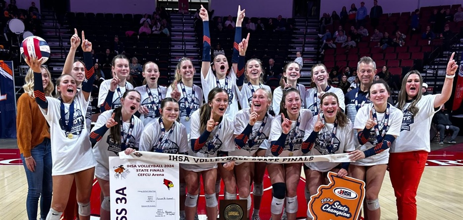 2024 Girls Volleyball 3A - State Champions - Mahomet M.-Seymour