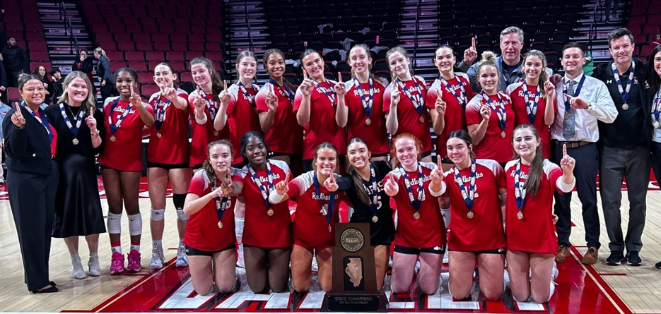 2024 Girls Volleyball 4A - State Champions - Chicago Marist