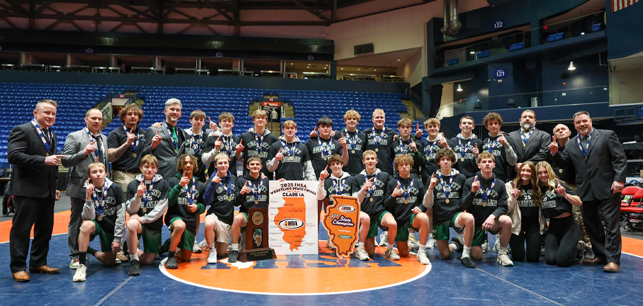 2025 IHSA 1A Boys Wrestling Team Champion - Coal City