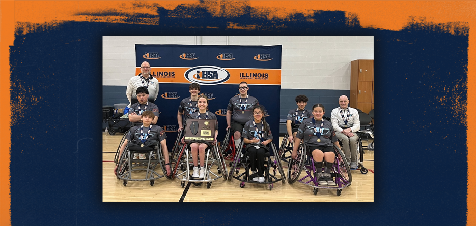 2025 IHSA Wheelchair Basketball State Champions - LWSRA/SYNERGY HAWKS 1