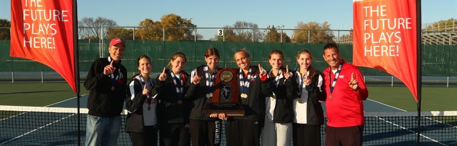 2024 Girls Tennis Class 1A State Champions - Lisle Benet Academy