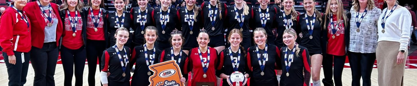 2024 Girls Volleyball 1A - State Champions - Hardin Calhoun