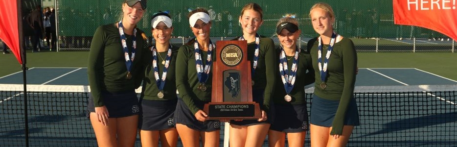 2024 Girls Tennis Class 2A State Champions - Winnetka New Trier