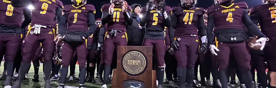 2024 IHSA Football Class 3A Champions – Montini Catholic High School