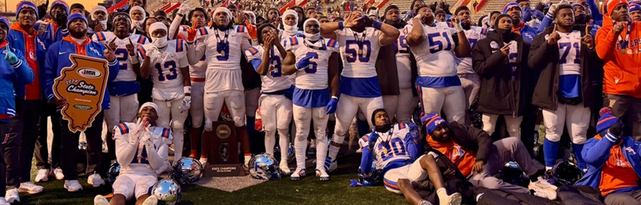 2024 IHSA Football Class 6A Champions – East St Louis Senior High School