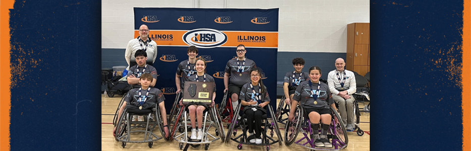 2025 IHSA Wheelchair Basketball State Champions - LWSRA/SYNERGY HAWKS 1